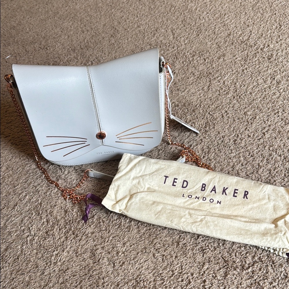 Ted Baker White Cat Crossbody Bag